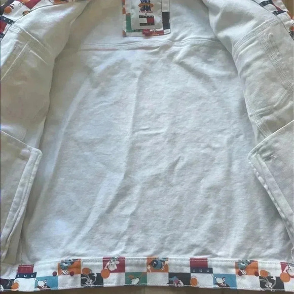 NEW SPACE JAM: A NEW LEGACY X TOMMY JEANS DENIM JACKET Sz S - Picture 5 of 6
